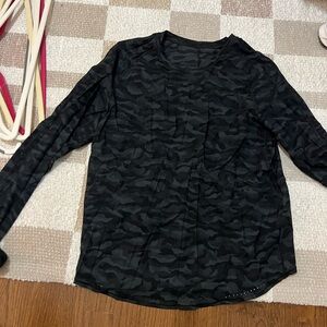 Lululemon Black Camouflage Shirt